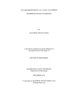 ON-FARM BIODIVERSITY AS A TOOL TO SUPPRESS FOODBORNE HUMAN PATHOGENS