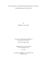 WHAT’S NORMAL? CHARACTERIZATION OF MATERNAL AND INFANT MICROBIOMES AROUND THE WORLD