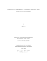 Computational Rheometry of Viscoelastic Materials Using Lagrangian Mesh Methods