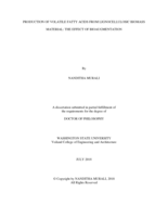 PRODUCTION OF VOLATILE FATTY ACIDS FROM LIGNOCELLULOSIC BIOMASS MATERIAL: THE EFFECT OF BIOAUGMENTATION