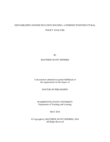 Destabilizing Gender Inclusive Housing: A Feminist Poststructural Policy Analysis
