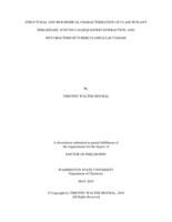 STRUCTURAL AND BIOCHEMICAL CHARACTERIZATION OF CLASS III PLANT PEROXIDASE, JUNCTIN CALSEQUESTRIN INTERACTION, AND  MYCOBACTERIUM TUBERCULOSIS -LACTAMASE
