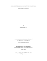 Exploring the Relationship between Police Stress and Police Integrity
