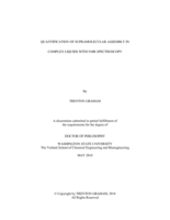QUANTIFICATION OF SUPRAMOLECULAR ASSEMBLY IN  COMPLEX LIQUIDS WITH NMR SPECTROSCOPY