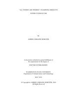 "All Women Are Whores": Examining Misogyny Within XVideos.com