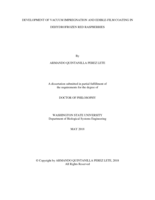 DEVELOPMENT OF VACUUM IMPREGNATION AND EDIBLE-FILM COATING IN DEYHDROFROZEN RED RASPBERRIES