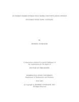 AN ENERGY-BASED INTERACTION MODEL FOR POPULATION OPINION DYNAMICS WITH TOPIC COUPLING