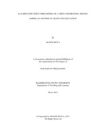 ILLUMINATING THE COMPLEXITIES OF A FIRST-GENERATION, HMONG AMERICAN MOTHER IN GRADUATE EDUCATION