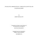 THEILERIA PARVA: IMMUNOPATHOLOGY, CORRELATES OF PROTECTION, AND VACCINE DEVELOPMENT