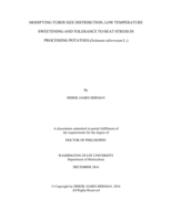 MODIFYING TUBER SIZE DISTRIBUTION, LOW TEMPERATURE SWEETENING AND TOLERANCE TO HEAT STRESS IN PROCESSING POTATOES (Solanum tuberosum L.)