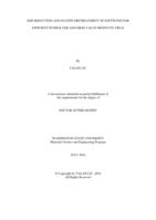SIZE REDUCTION AND SULFITE PRETREATMENT OF SOFTWOOD FOR EFFICIENT HYDROLYSIS AND HIGH-VALUE PRODUCTS YIELD