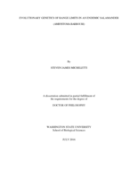 EVOLUTIONARY GENETICS OF RANGE LIMITS IN AN ENDEMIC SALAMANDER (AMBYSTOMA BARBOURI)