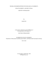 The Relationships Between Psychological Flexibility, Nonattachment, and Bicultural Identity Integration