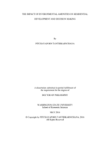 The Impact of Environmental Amenities on Residential Development and Decision Making