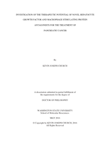 Investigation of the Therapeutic Potential of Novel Hepatocyte Growth Factor and Macrophage Stimulating Protein Antagonists for the Treatment of Pancreatic Cancer