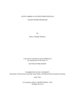 Native American Student Perceptions of Online Degree Programs