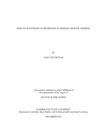 Effects of Hypnosis on Regression to Primary Process Thinking