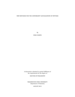 NEW METHODS FOR THE CONVERGENT GLYCOLIGATION OF PEPTIDES