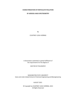 CHARACTERIZATION OF PARTICULATE POLLUTION BY AEROSOL MASS SPECTROMETRY