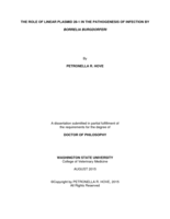 The Role of Linear Plasmid 28-1 in the Pathogenesis of Infection by Borrelia Burgdorferi
