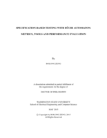 Specification-Based Testing with Büchi Automaton: Metrics, Tools and Performance Evaluation