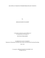 SELF-EFFICACY BELIEFS OF FORMER PROBATIONARY STUDENTS