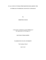 Evaluation of World Preparedness Regarding the Outbreak of Emerging Zoonotic Pathogens