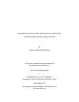 The Smiling, Scented Men: The Political Worldview of the Islamic State of Iraq (2003-2013)