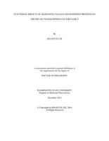 FUNCTIONAL IMPACTS OF ARABIDOPSIS THALIANA MATH-BTB/POZ PROTEINS ON THE ERF/AP2 TRANSCRIPTION FACTOR FAMILY