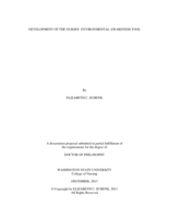 Development of the Nurses' Environmental Awareness Tool