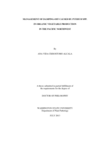 MANAGEMENT OF DAMPING-OFF CAUSED BY PYTHIUM SPP. IN ORGANIC VEGETABLE PRODUCTION IN THE PACIFIC NORTHWEST