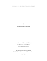 Modeling and Rendering Fibrous Materials