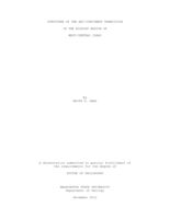 Structure of the arc-continent transition in the Riggins region of west-central Idaho