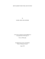 Sieve Element Structure and Function