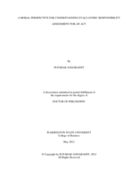 A moral perspective for understanding evaluators' responsibility assessment for an act