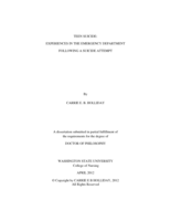 Teen Suicide: Experiences in the Emergency Department Following a Suicide Attempt