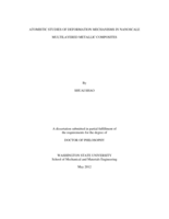 ATOMISTIC STUDIES OF DEFORMATION MECHANISMS IN NANOSCALE MULTILAYERED METALLIC COMPOSITES