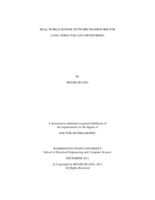 Real-World Sensor Network Framework for Long-Term Volcano Monitoring