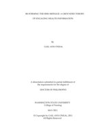 Re-forming the risk message: A grounded theory of engaging health information