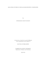 MEAN-FIELD STUDIES OF DIPOLAR BOSE-EINSTEIN CONDENSATES