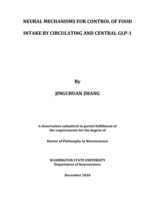 Neural Mechanisms for Control of Food Intake by Circulating and Central GLP-1