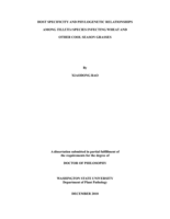HOST SPECIFICITY AND PHYLOGENETIC RELATIONSHIPS AMONG TILLETIA SPECIES INFECTING WHEAT AND OTHER COOL SEASON GRASSES