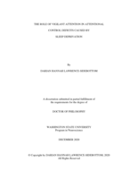 THE ROLE OF VIGILANT ATTENTION IN ATTENTIONAL CONTROL DEFICITS CAUSED BY SLEEP DEPRIVATION