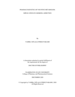 PHARMACOGENETICS OF NICOTINE METABOLISM. IMPLICATIONS IN NICOTINE ADDICTION