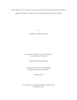 EXPLORING THE NATURAL VARIATION OF PHOTOSYNTHESIS AND ABIOTIC STRESS IN WHEAT VARIETIES AND REDUCED HEIGHT MUTANTS