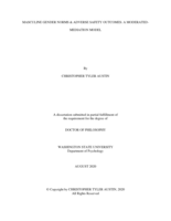 Masculine Gender Norms & Adverse Safety Outcomes: A Moderated-Mediation Model
