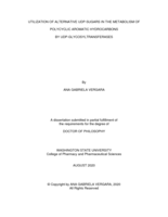UTILIZATION OF ALTERNATIVE UDP-SUGARS IN THE METABOLISM OF POLYCYCLIC AROMATIC HYDROCARBONS BY UDP-GLYCOSYLTRANSFERASES