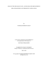Roles of the circadian clock- and sex-related mechanisms in melanomagenesis and therapeutic applications