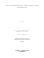 SPECTRAL IMAGING BASED NON-CONTACT DETECTION OF BIOTIC AND ABIOTIC STRESS IN BERRY CROPS