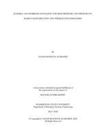 FLEXIBLE AND SEMIRIGID PACKAGING FOR HIGH PRESSURE AND MICROWAVE-BASED PASTEURIZATION AND STERILIZATION PROCESSES